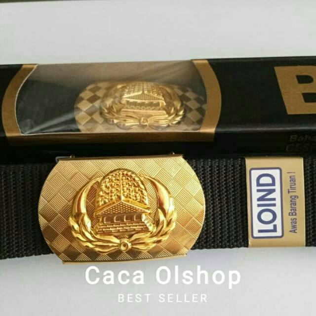 Sabuk KORPRI PNS KOPRI Loind Motif Batik Catur Non Braso Original