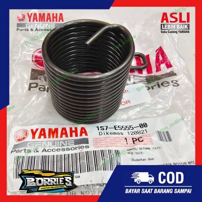 Spring Return 1S7-E5555-00 Per Pir Engkol Pedal Slah Kick Starter ORI Yamaha Jupiter MX