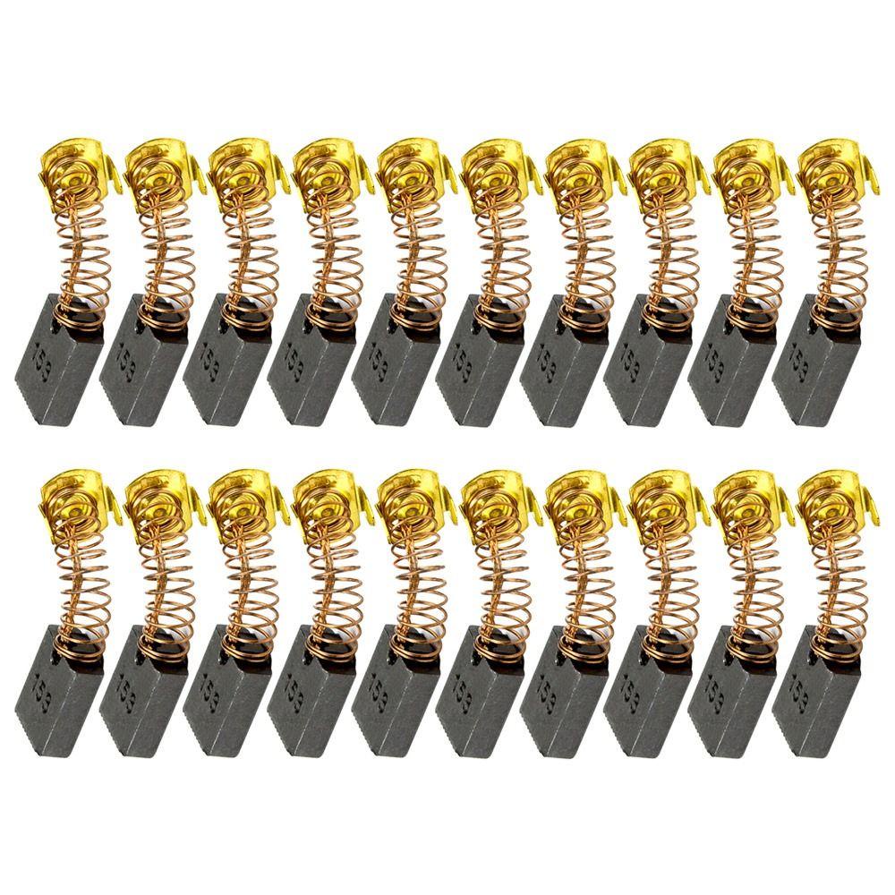 Populer 20pcs Bor Mini Penjualan Panas 6.5 * 13.5 * 16mm Rotary Alat Universal Carbon Brushes