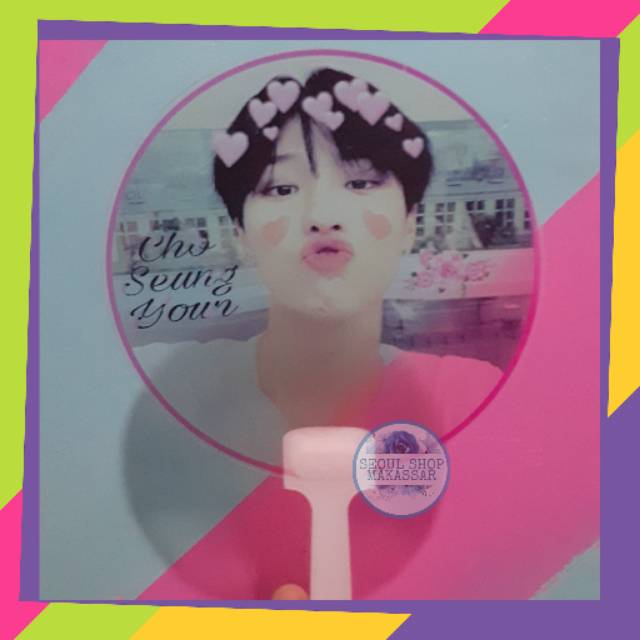 Kipas Kpop Transparan Kostum