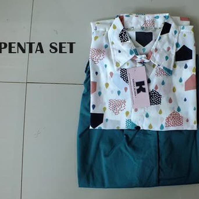 

Promo ( 1 Kg = 2 ) ( Cod ) Set Monalisa Baggypants ( Varian 4 ) *