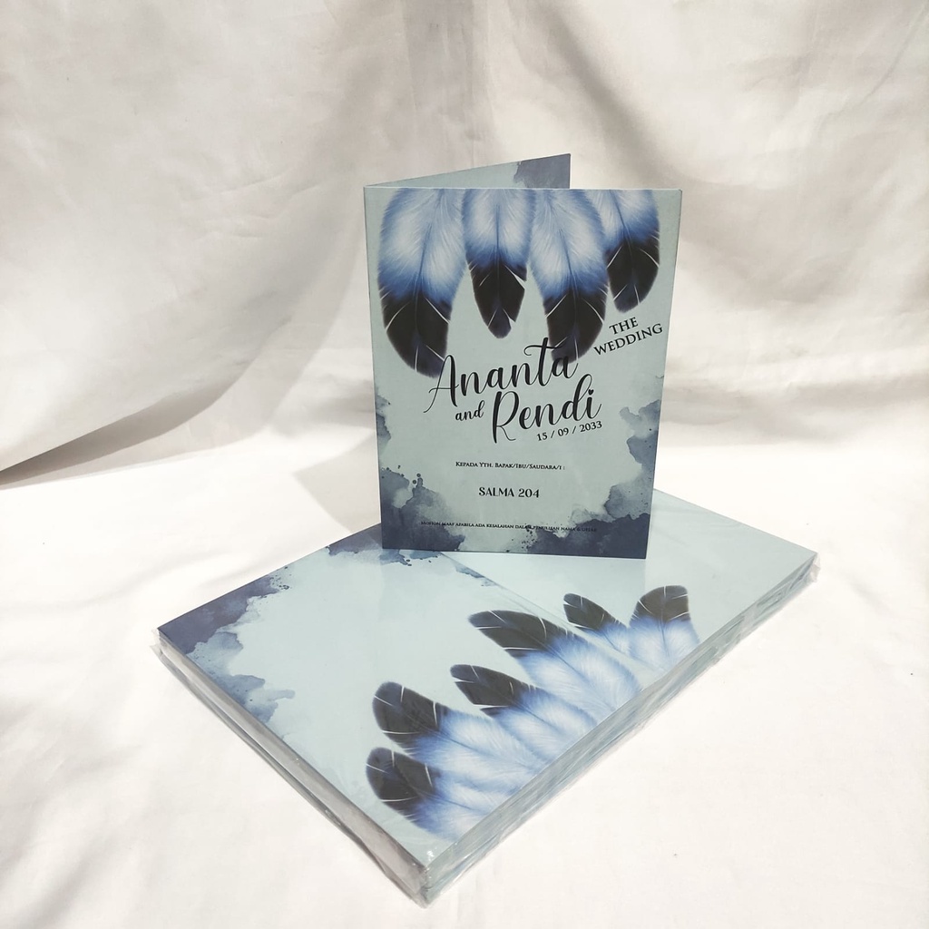 Salma S204 Blangko Undangan Kosongan