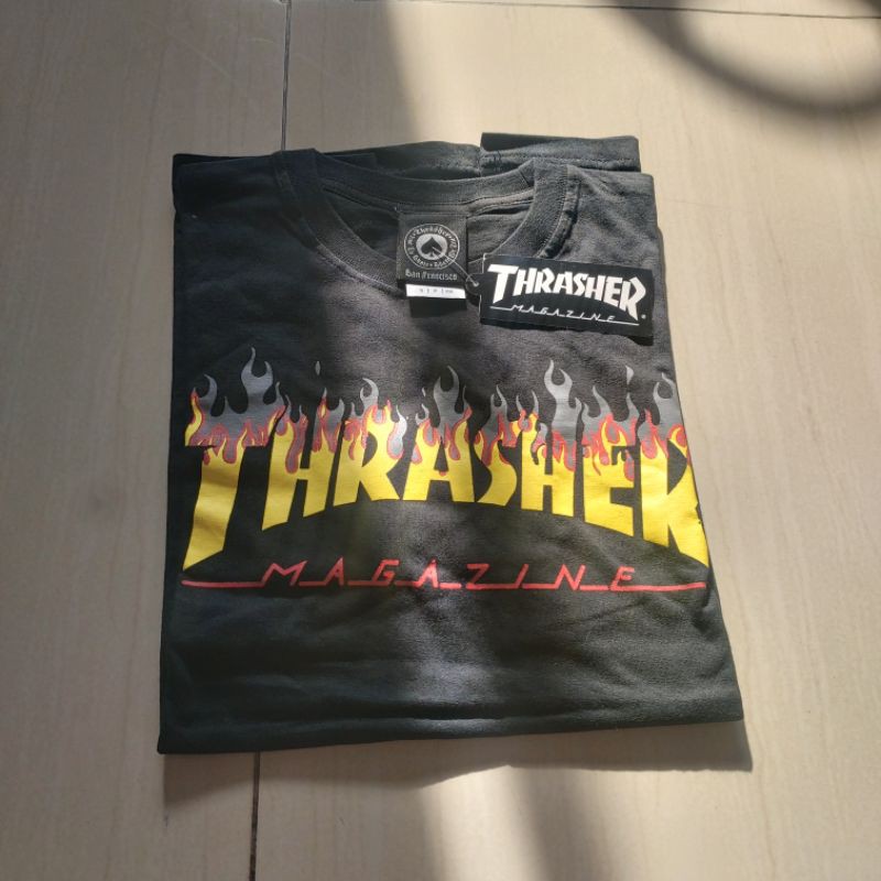 THRASHER BBQ  BLACK YELLOW