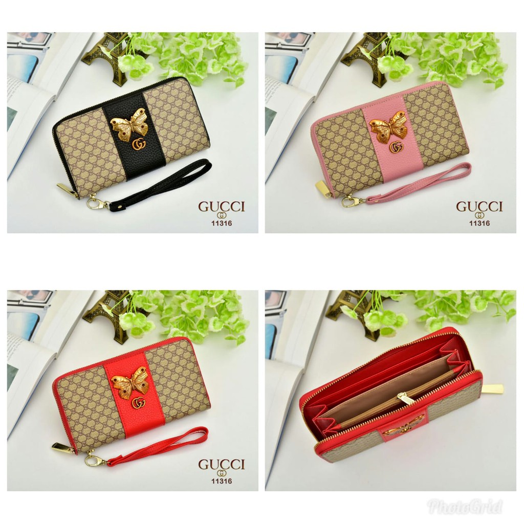 New Dompet Gucci motif kecil 1316  DEN DOMPET WANITA DOMPET BRANDED DOMPET KULIT DOMPET MURAH BATAM