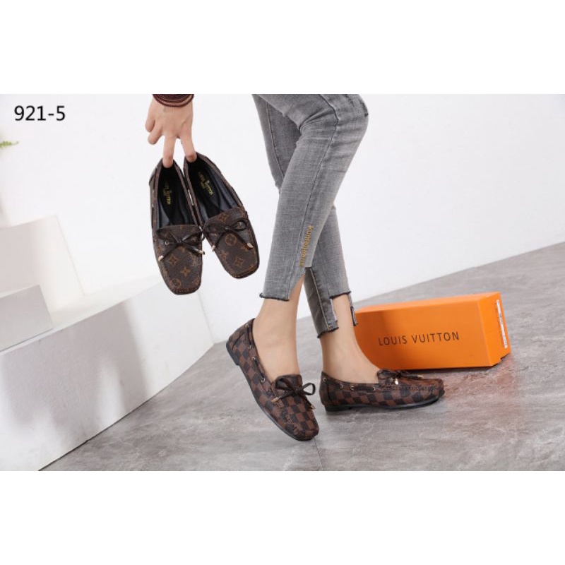 LV Gloria Flat Loafer Shoes #921-5