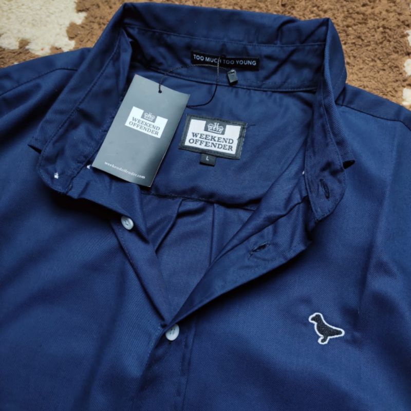 KEMEJA PANJANG WEEKEND OFFENDER HIGH QUALITY CASUAL HYPE FASHION PRIA