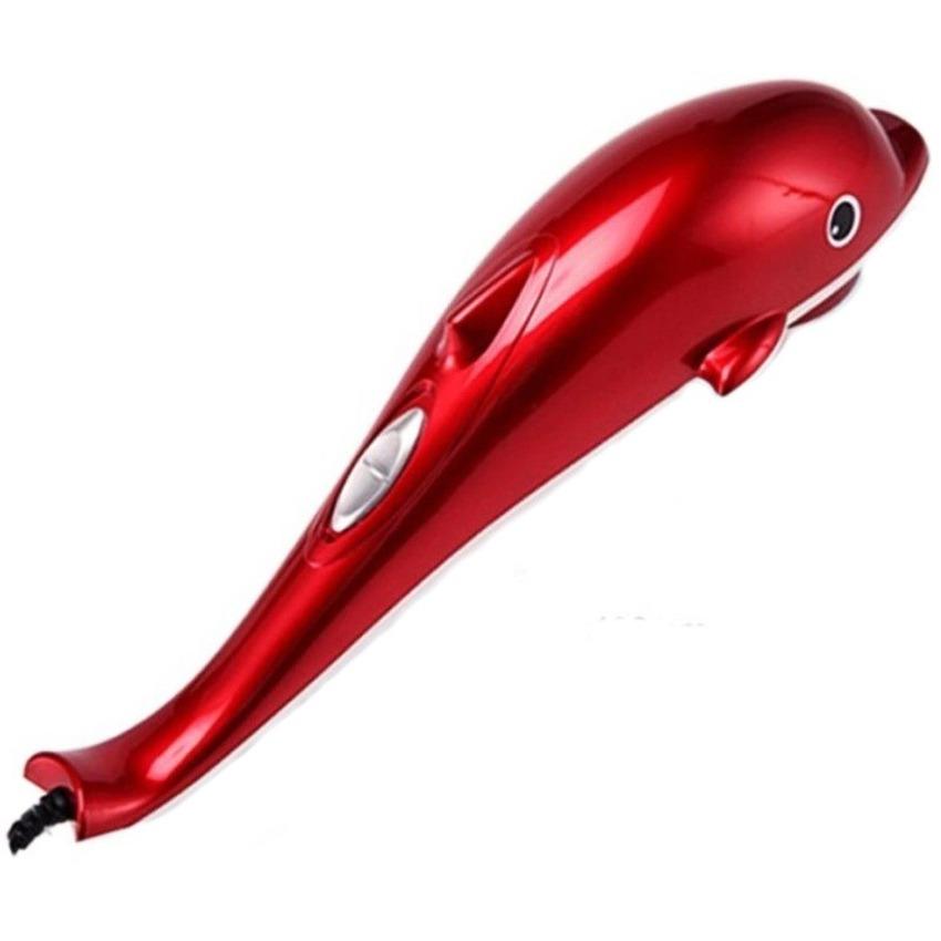 BWDG Alat Pijat Terapi Dolphin Infrared Bergetar Teraphy Bentuk Lumba Lumba Massager Refleksi Merah