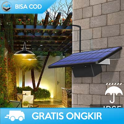 LAMPU LED TENAGA SOLAR PANEL SURYA OUTDOOR BY AMARYLLIS WATERPROOF ORI