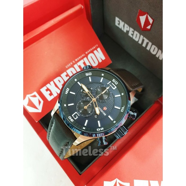 Jam Tangan Pria Expedition E 6768 M Blue Rosegold