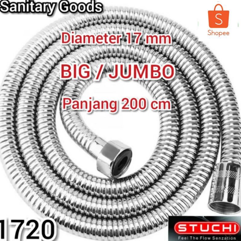Selang Shower BIG / JUMBO 17 mm Premium Quality