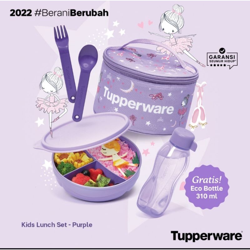 KIDS LUNCH SET PURPLE & BLUE