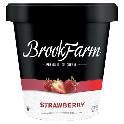 

Es Krim BrookFarm Stoberi / BrookFarm Ice Cream Strawberry 8 Liter