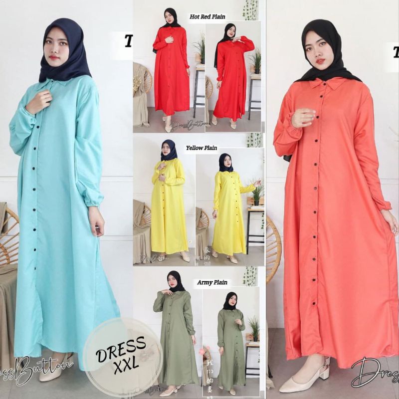 gamis polos plain jumbo ld 120