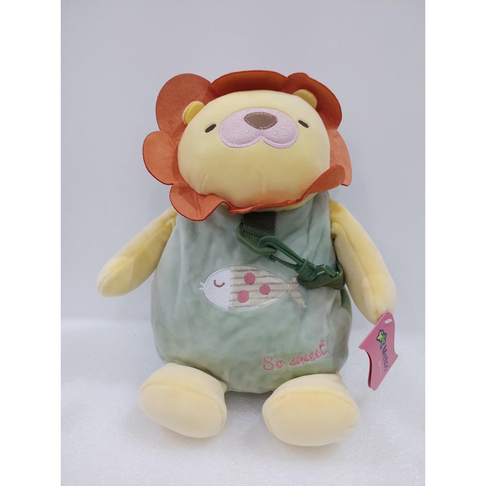 Tas Ransel Original Metoo Motif Animal (25x35) | Tas Anak Paud | Tas Metoo | Tas Anak Original