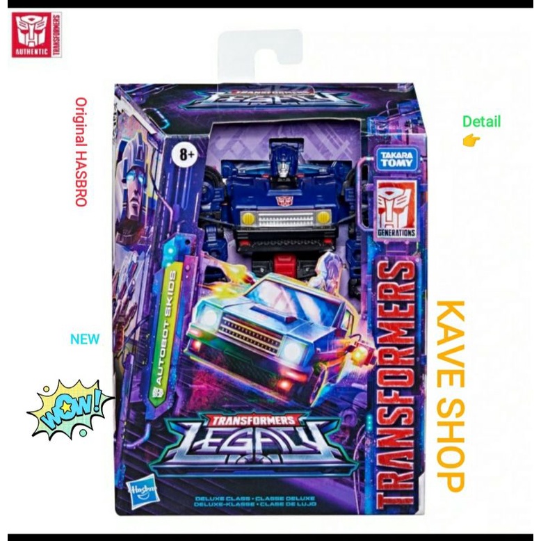 Transformers Legacy : Autobot Skids - Deluxe Class - Original HASBRO - NEW