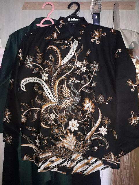 Atasan Batik Pria | Cendrawasih Sogan By Batik Florist