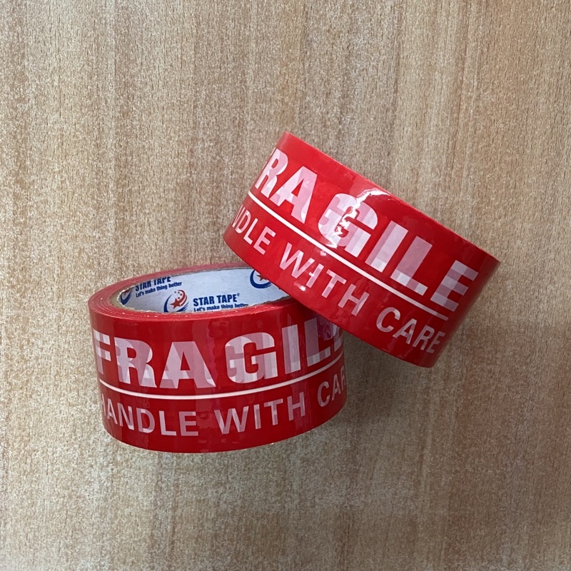 

Lakban Fragile 48mm / Label Jangan Dibanting