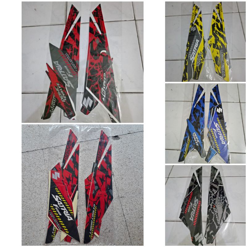 striping sticker suzuki Satria Fu Fi 150 Led 2018
