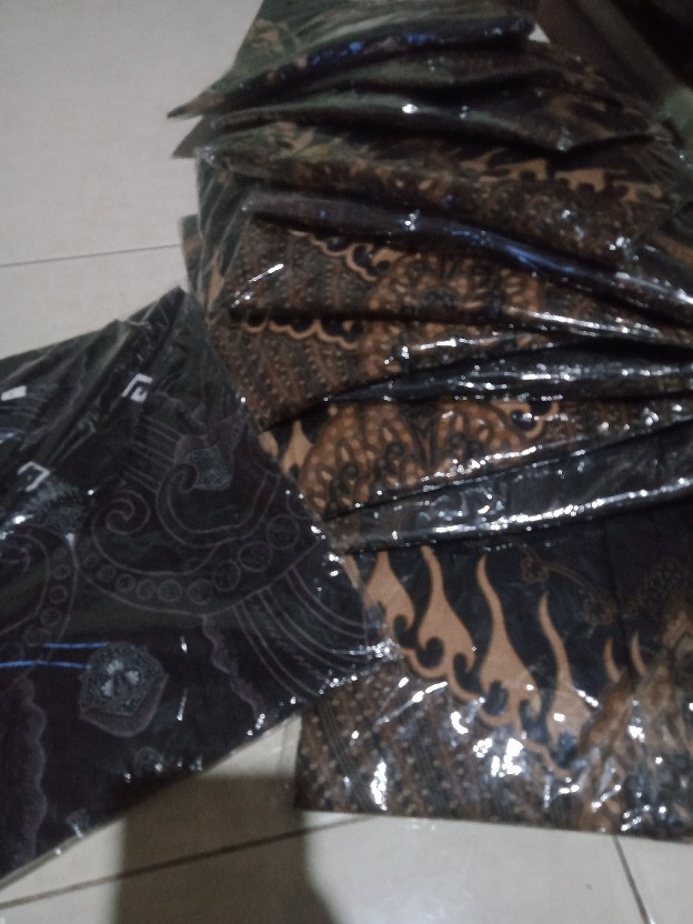 Baju Batik Lengan Panjang  Hrb026 Motif Keratonan/atasan Batik Priam L Xl Xxlterbaru