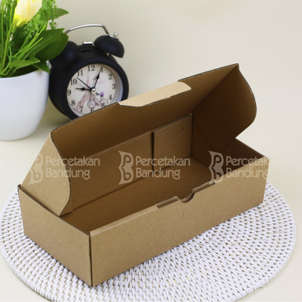 KARDUS CORRUGATED 20X10X5 CM | DIE CUT | KOTAK KARTON | BOX PACKING | SOUVENIR | PIZZA |-1