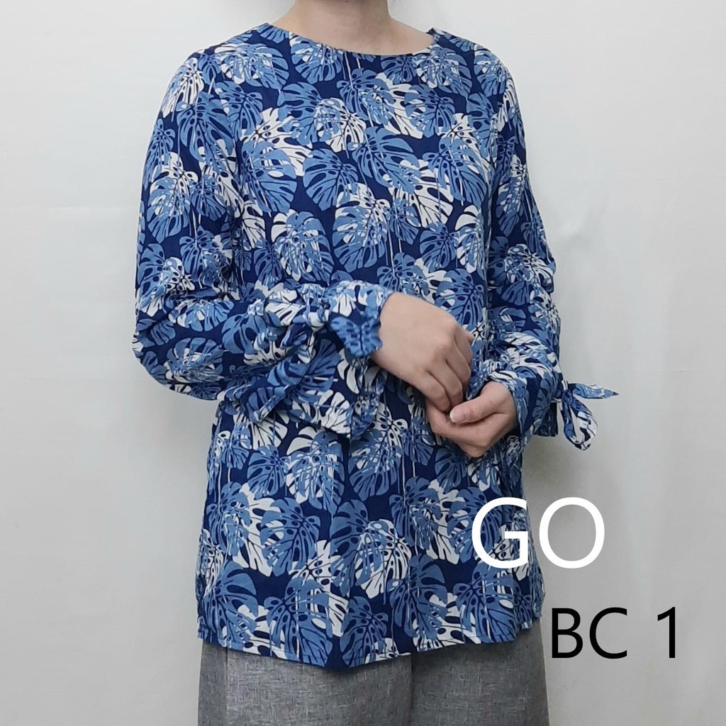 gof BC CARDINAL GIRL Blouse Cewek Atasan Wanita Pakaian Wanita Blouse Lengan Panjang