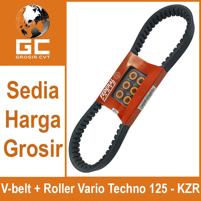 Federal Vanbelt V Belt Van belt Fanbelt Kit Assy Set Honda Vario 125 Techno Old Bohlam FP-231PA-KZR-2700