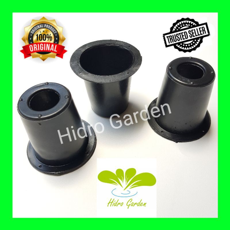 Netpot 5 cm Hitam Tanpa Lubang Samping Net Pot Murah