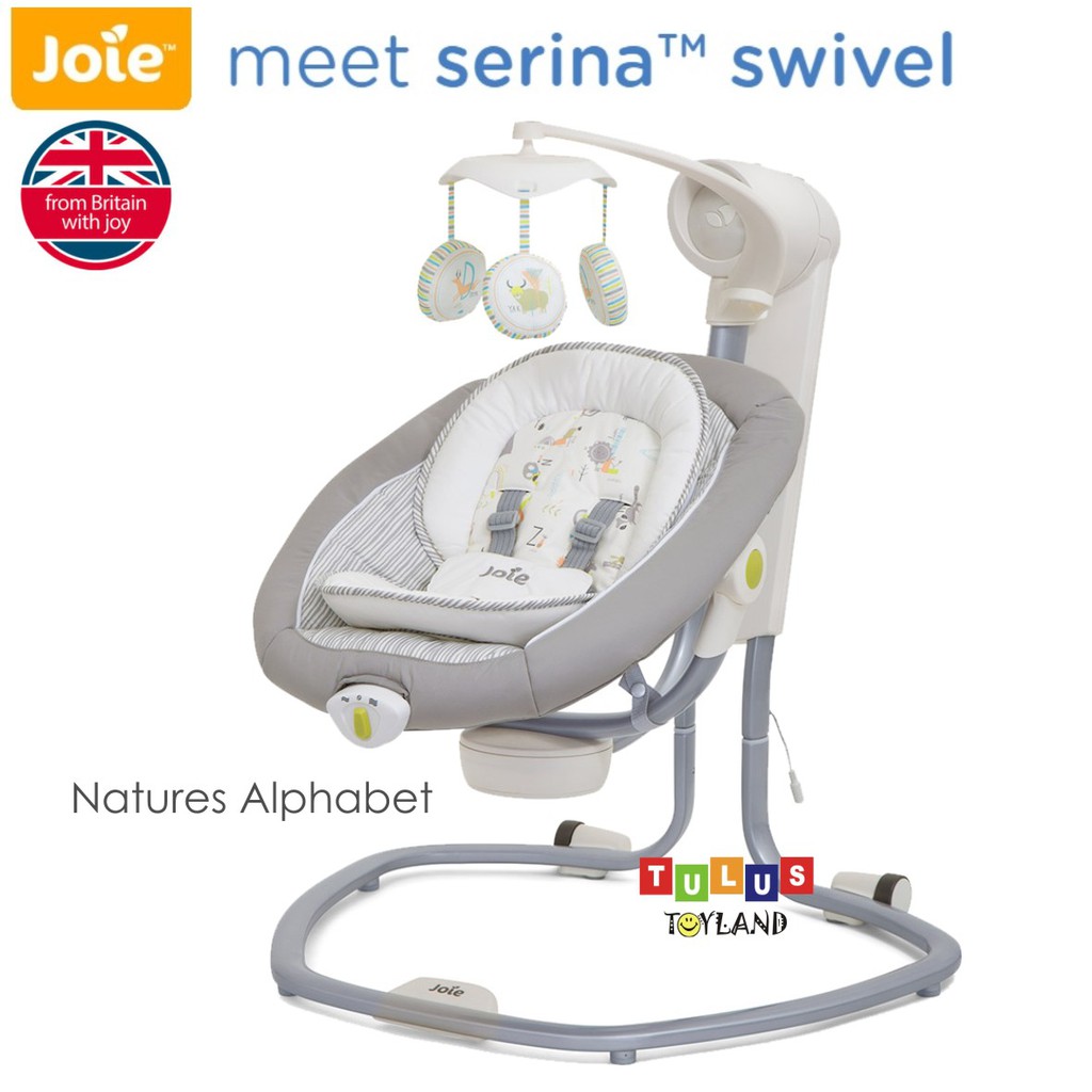 Ayunan Bayi Joie Serina Swivel Swing Otomatis Elektrik Listrik Baterai Baby Swing Premium Murah