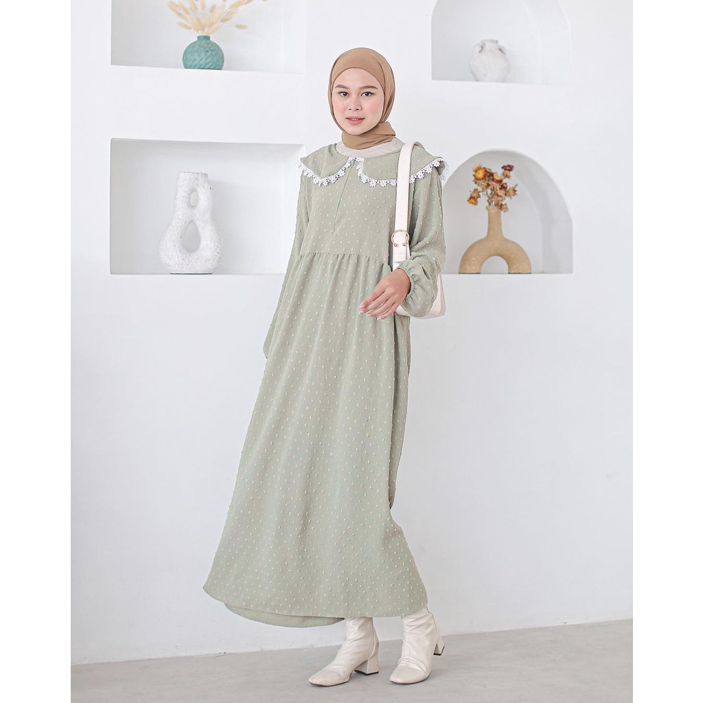 Nazia Maxi Dress | Gamis Muslimah Premium Rayon Uragiri