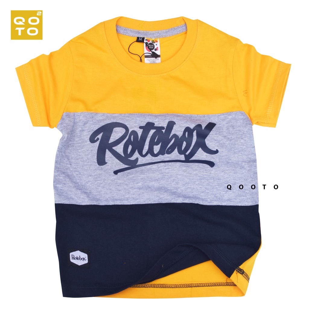 Rotebox Baju Kaos Distro Anak Laki Laki Umur 1-12 Tahun Bahan Cotton