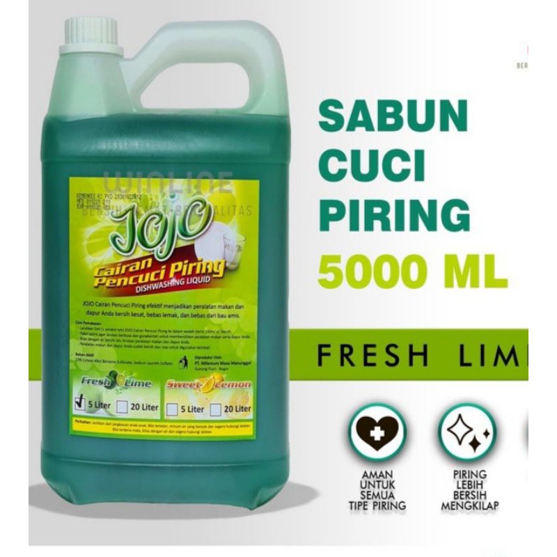 JOJO SABUN PENCUCI PIRING 5LITER