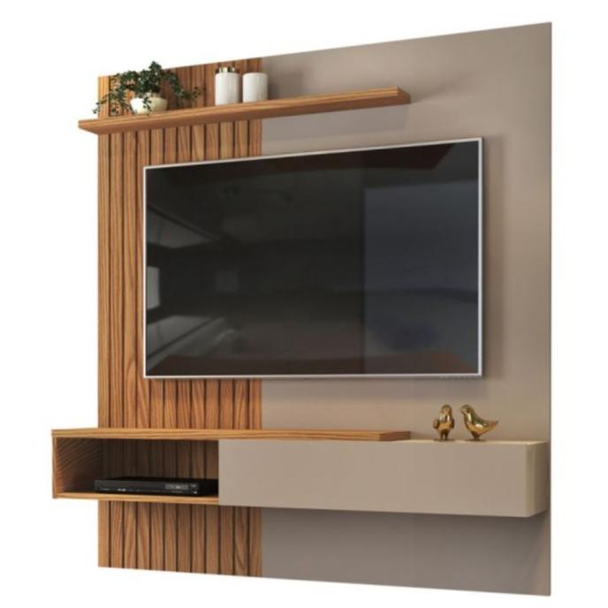 Promo Backdrop Tv Mewah Minimalis Rak Tv Gantung Untuk Tv Lcd 65" Karlinamandila
