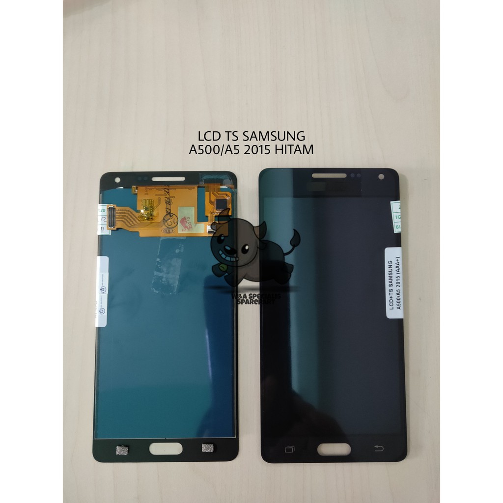 LCD TOUCHSCREEN SAMSUNG A500 A5 2015 HITAM ORIGINAL