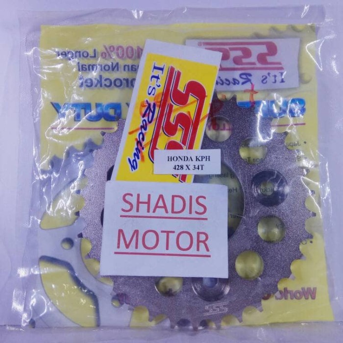 GIR BELAKANG SSS 428 X 43T HONDA KPH KHARISMA SUPRA X 125 GL GER GEAR