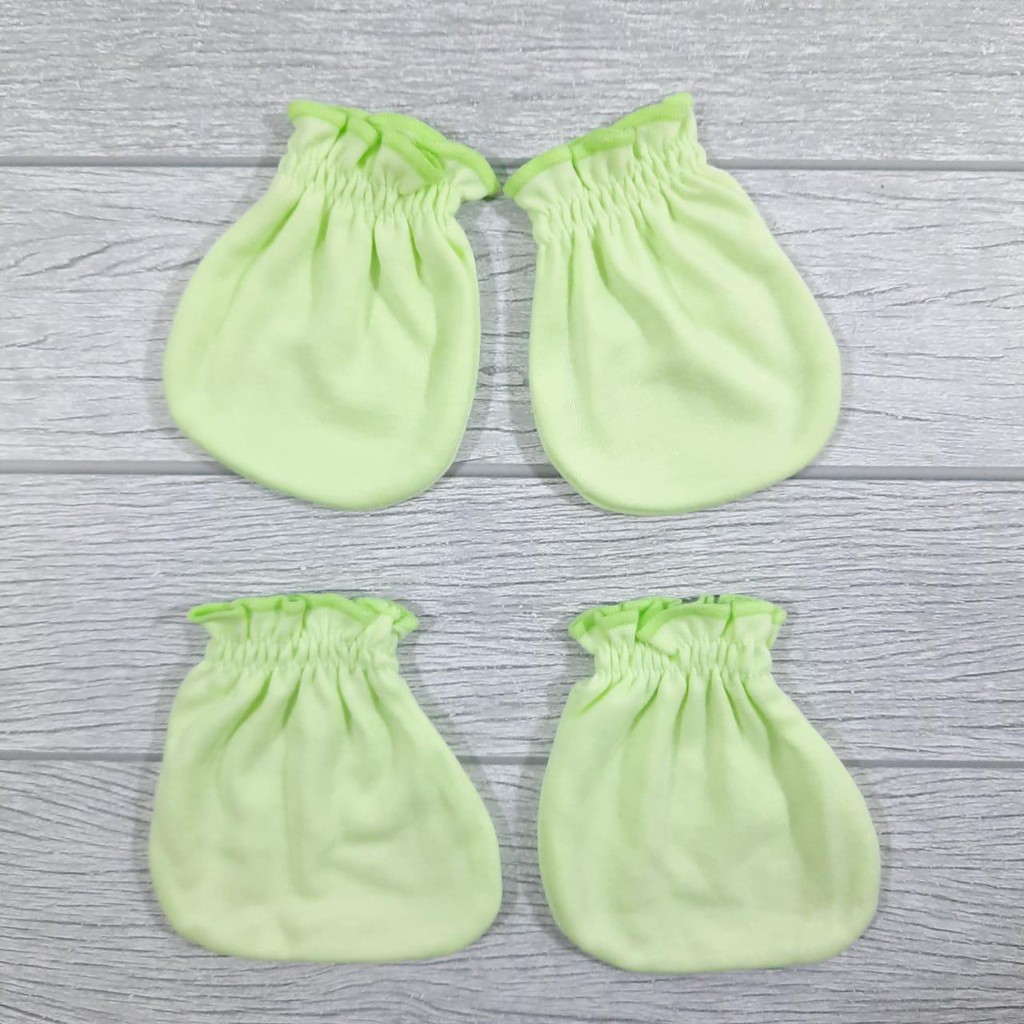 SALE !!! Sarung Tangan Bayi Set Nia Premium Polos- Sarung Tangan Bayi Murah / Sarung Tangan