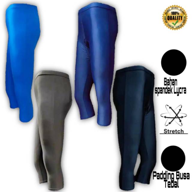 CELANA SEPEDA POLOS 3/4  CELANA SEPEDA GUNUNG CELANA SEPEDA PADDING CELANA SEPEDA POLOS 3/4