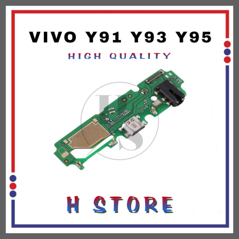 PCB BOARD KONEKTOR CONEKTOR CHARGER PAPAN CAS VIVO Y91 Y93 Y95 MIC