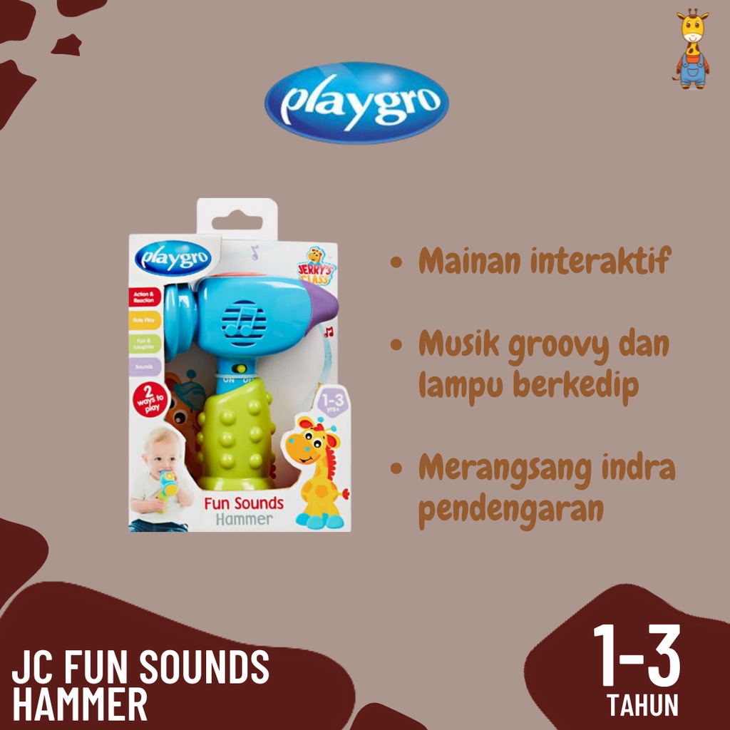 Playgro JC Fun Sounds Hammer