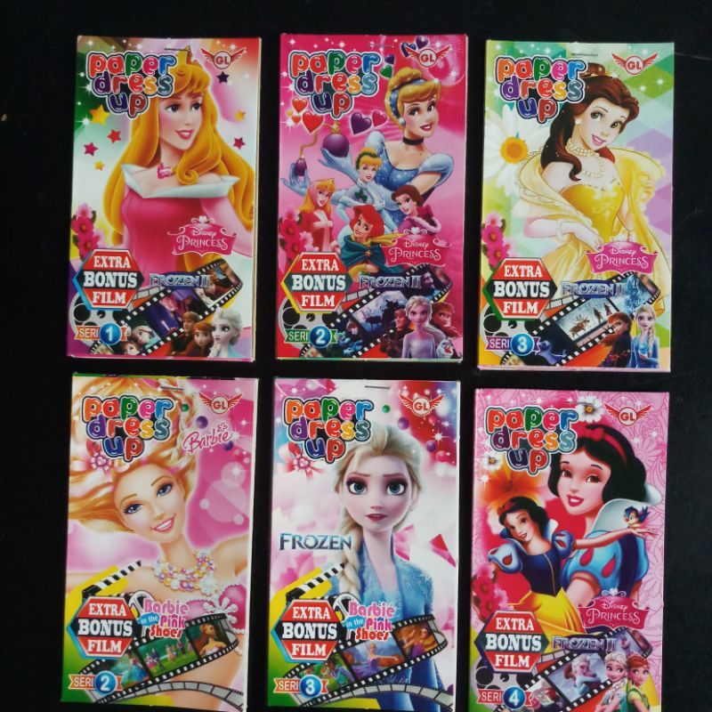 

buku dress up kecil 1pcs