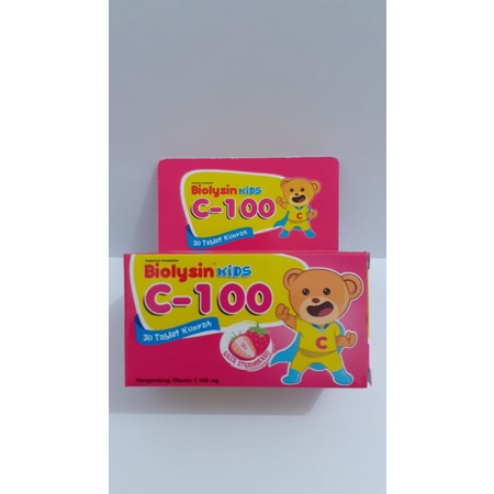 Vitamin anak Biolysin C100 tablet kunyah