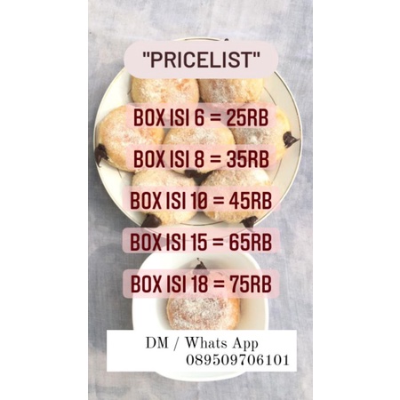 

Donat Bomboloni/Box isi 8