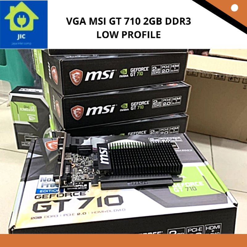 VGA MSI GT 710 2GB DDR3 LOW PROFILE