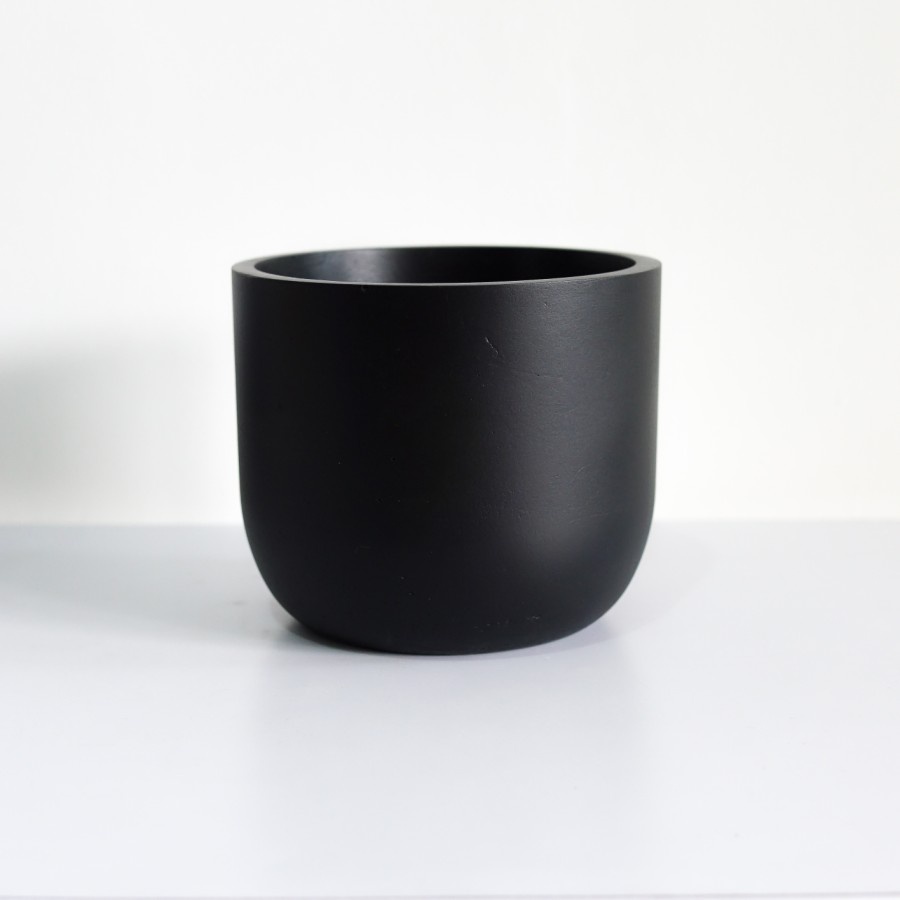 Pot Bunga Concrete Signature Capsule 19cm - Pot Tanaman Semen Minimalis