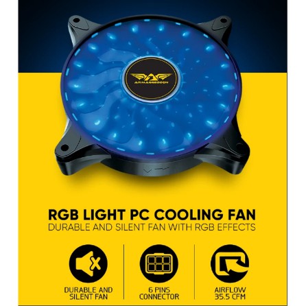 Fan Armaggeddon Neuron Galaxy SFX RGB Light PC Cooling Fan