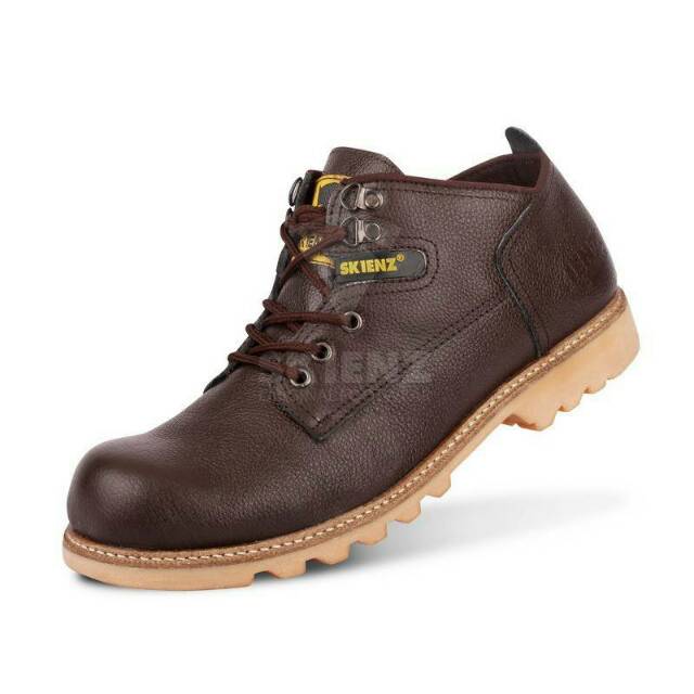 SEPATU SAFETY SEMI BOOTS SKIENZ PRIA KULIT BOOT SAVETY BUT SEPTI BUTS SEVTI