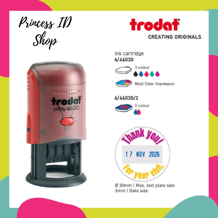 

STEMPEL TRODAT 46130 TANGGAL OTOMATIS