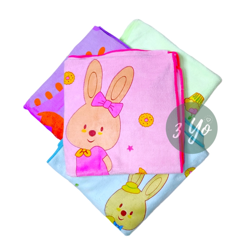 Handuk Bayi Peony SNI - Handuk Bayi Microfiber Warna Warni 50x100 Cm