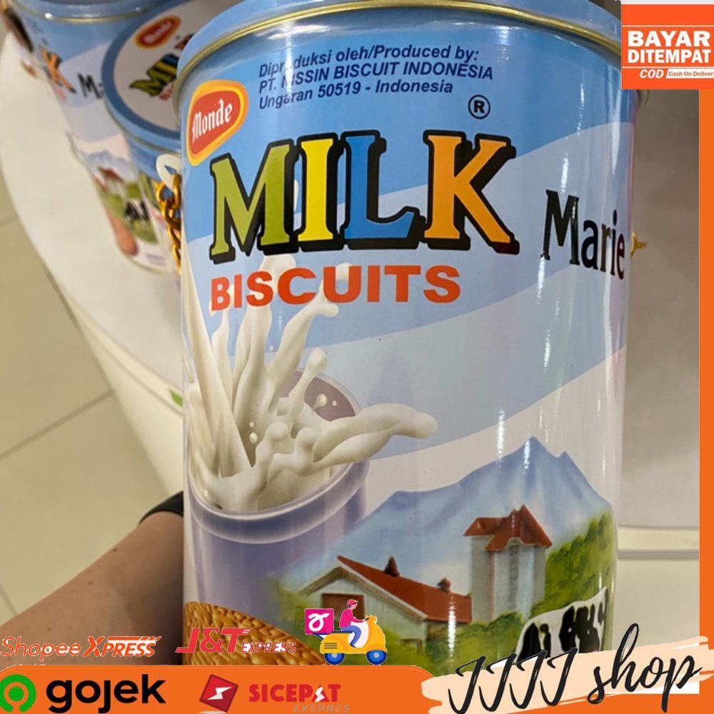 Monde Milk Biskuit Kaleng Rasa Susu Berat 950gr