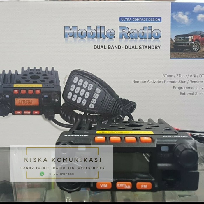 Jual Radio Rig Mini Dualband Asiamoton Shopee Indonesia