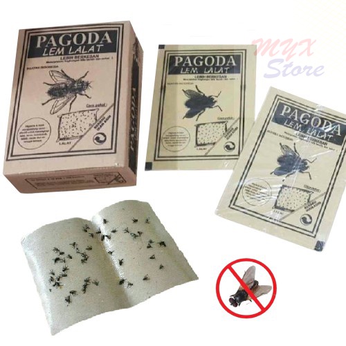 Perangkap lalat sakti Lem Perangkap Lalat Kertas Lem Perekat Lalat / Lem Lalat MYX Store